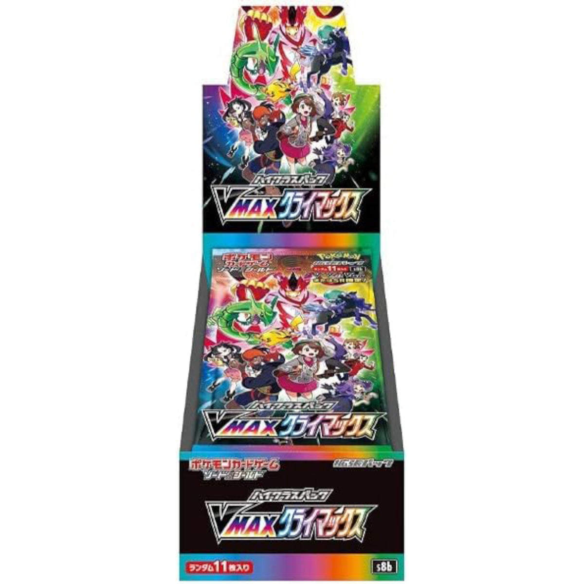 "VMAX Climax" Booster Box - Shrink Wrapped (Japanese Sealed) Pokemon Card Game Sword & Shield