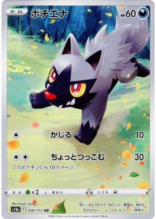 Poochyena AR 208/172 VSTAR Universe s12a Japanese Pokemon Card